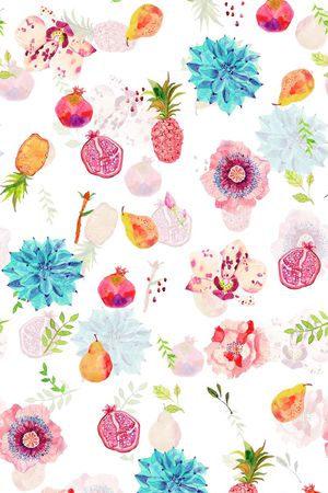 小清新印花华亿平台图片