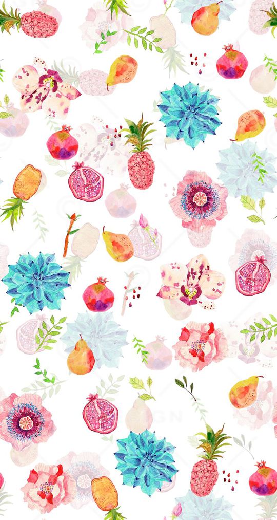 小清新印花华亿平台图片