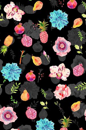 小清新印花华亿平台图片