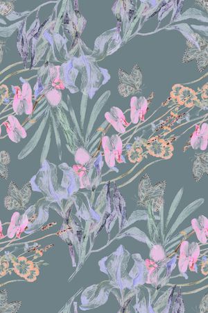 手绘印花华亿平台图片