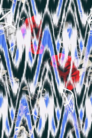 抽象印花华亿平台图片