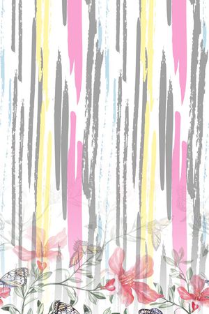 淡雅印花华亿平台图片