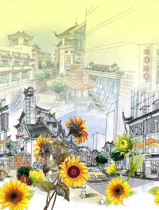 建筑印花华亿平台图片