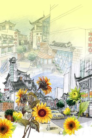 建筑印花华亿平台图片