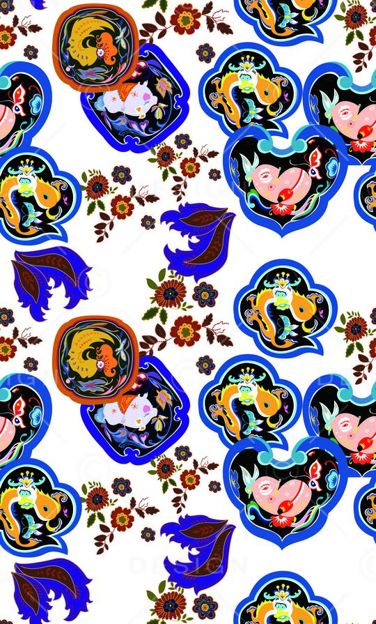 莫妮卡-女装华亿平台印花华亿平台图片