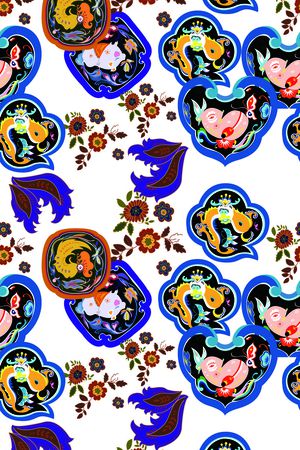 莫妮卡-女装华亿平台印花华亿平台图片