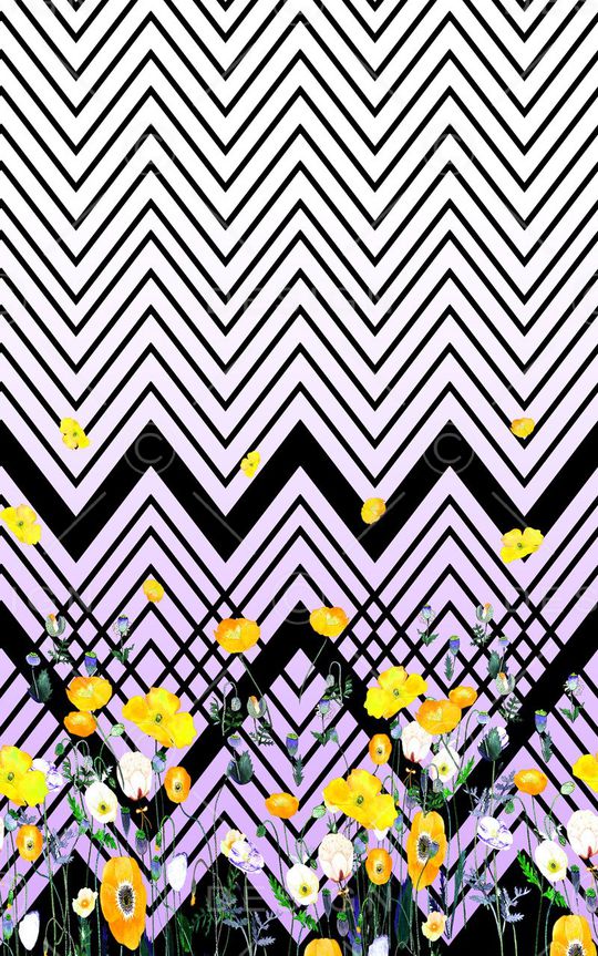 条纹印花华亿平台图片