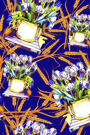 手绘印花华亿平台图片