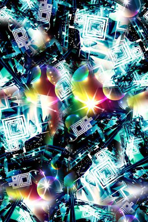 水墨感印花华亿平台图片