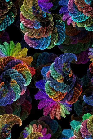 抽象印花华亿平台图片