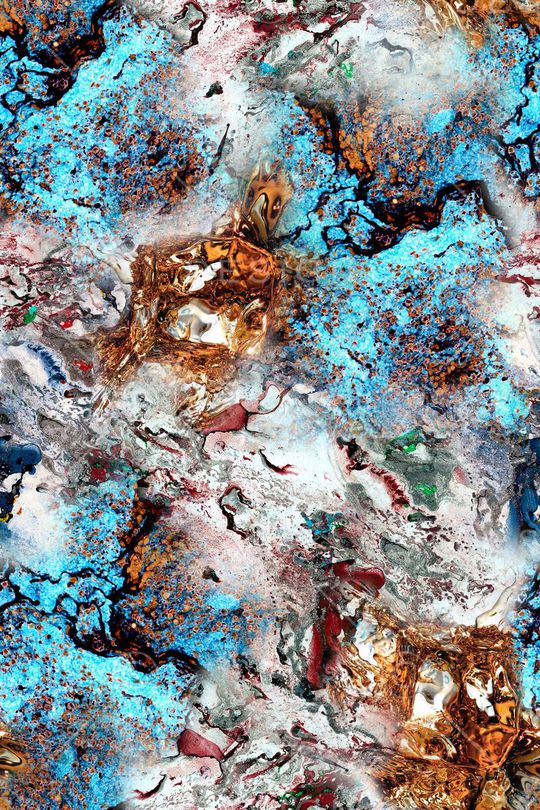 抽象印花华亿平台图片