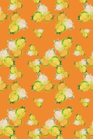 柠檬意向印花华亿平台图片