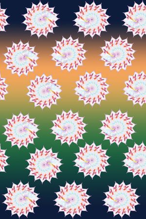 水彩清新印花华亿平台图片