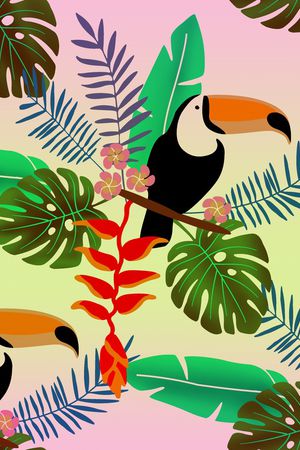 棕榈叶印花华亿平台图片