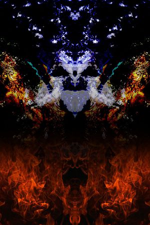 火焰印花华亿平台图片