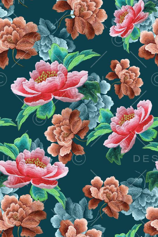 面料花印花华亿平台图片