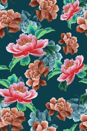 面料花印花华亿平台图片