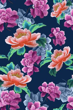 面料花印花华亿平台图片