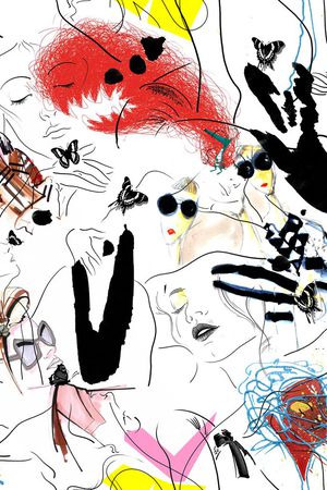 人物印花华亿平台图片