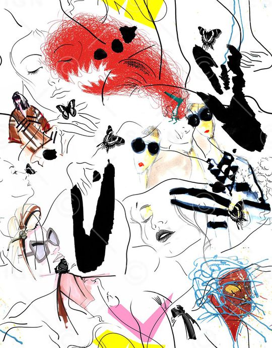 人物印花华亿平台图片