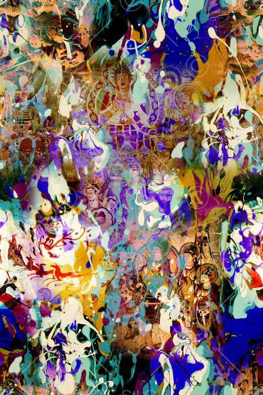 敦煌印花华亿平台图片