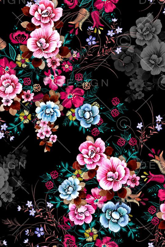 手绘印花华亿平台图片