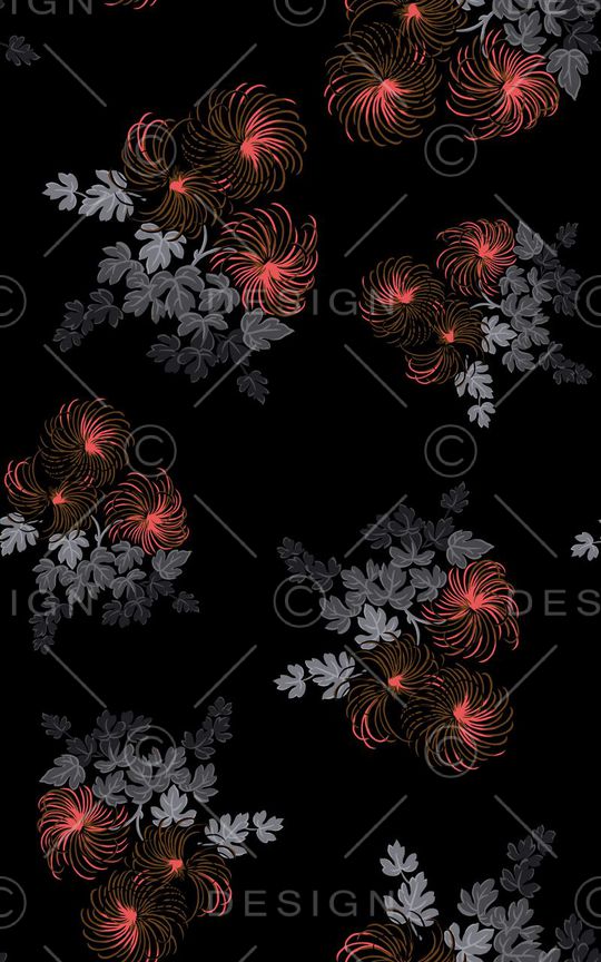 植物印花华亿平台图片