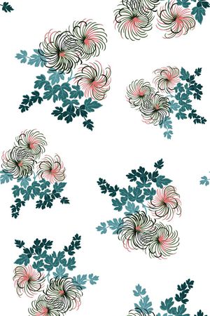 植物印花华亿平台图片