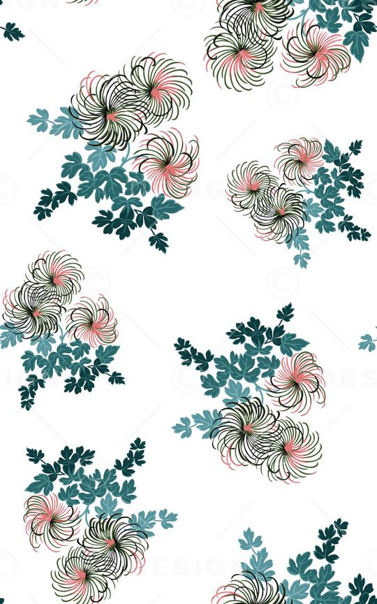 植物印花华亿平台图片