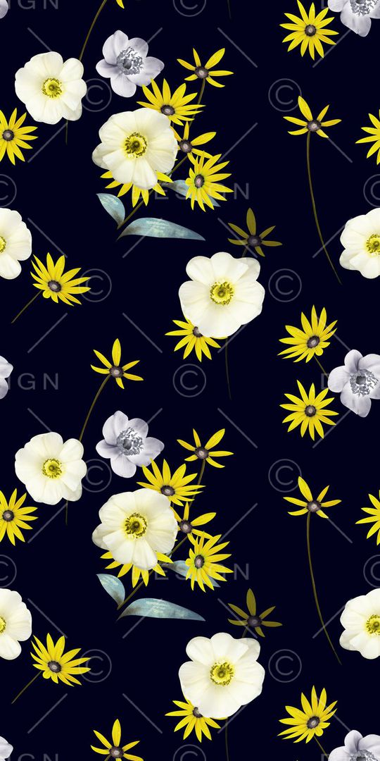 向日葵印花华亿平台图片