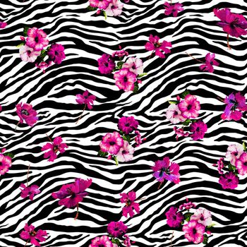 671125-斑马纹花卉紫