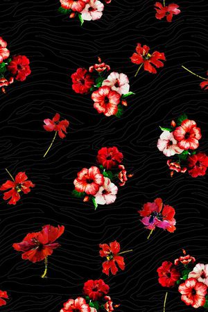 斑马纹印花华亿平台图片