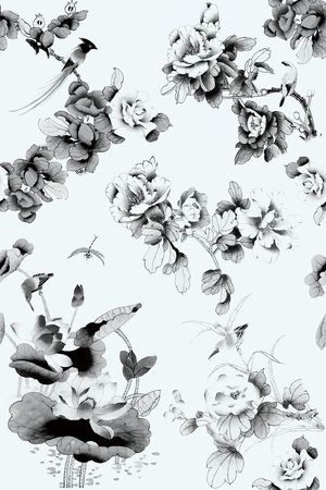 乱花印花华亿平台图片