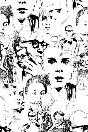 抽象休闲印花华亿平台图片