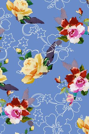 莫妮卡-女装华亿平台印花华亿平台图片