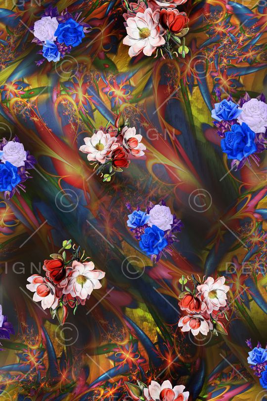 中国风印花华亿平台图片