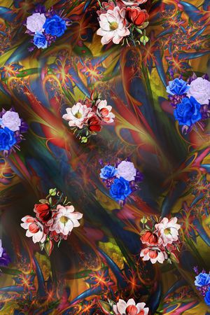 中国风印花华亿平台图片