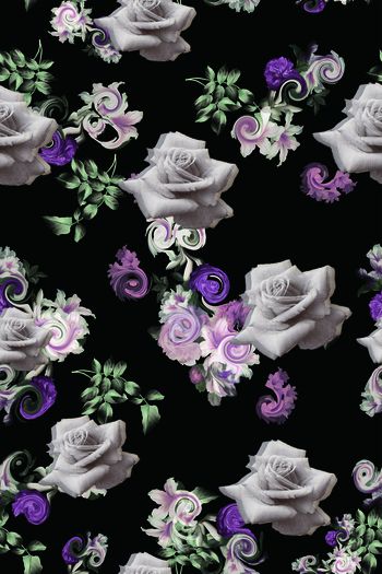 671224-抽象复古花卉设计