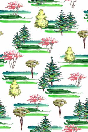 树枝印花华亿平台图片