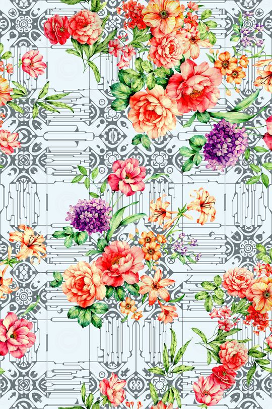 格子印花华亿平台图片