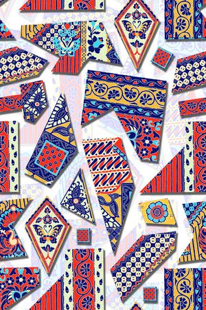 手绘印花华亿平台图片