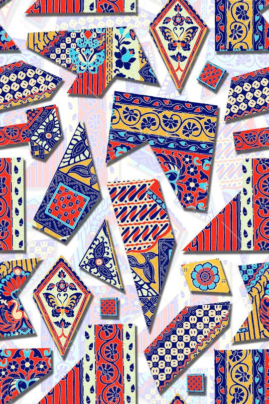 手绘印花华亿平台图片