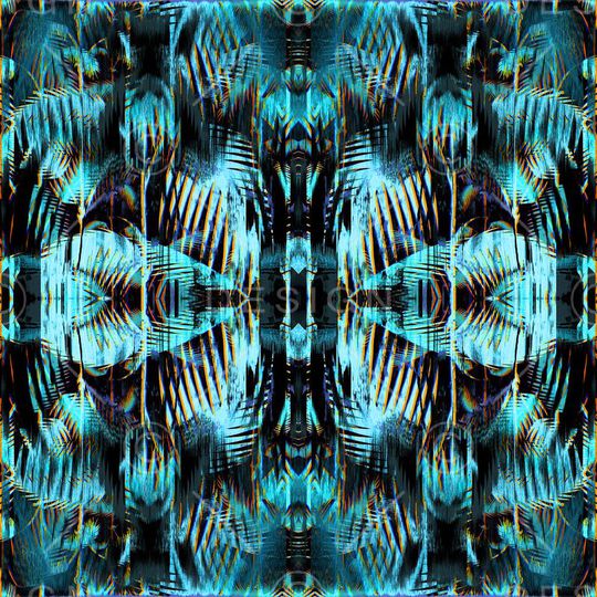 绿植树叶印花华亿平台图片