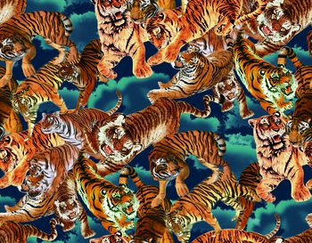 动物印花华亿平台图片