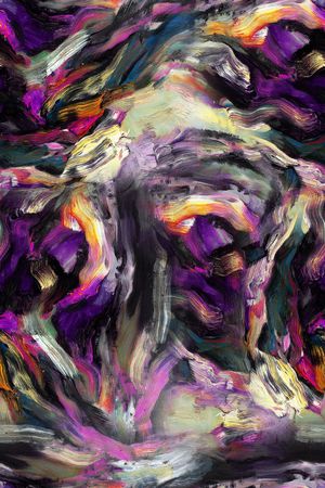 笔触印花华亿平台图片