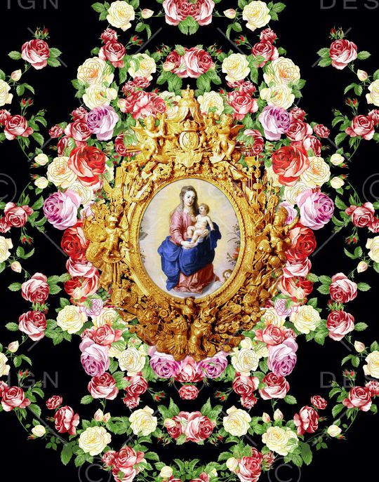 女装胸花印花华亿平台图片