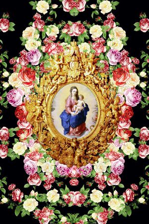 女装胸花印花华亿平台图片