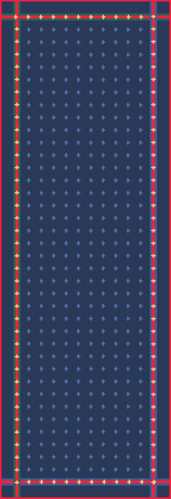 671522-蜜蜂图案丝巾(2)