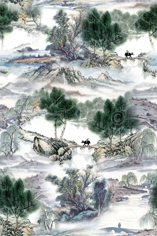 风景印花华亿平台图片