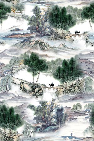 风景印花华亿平台图片